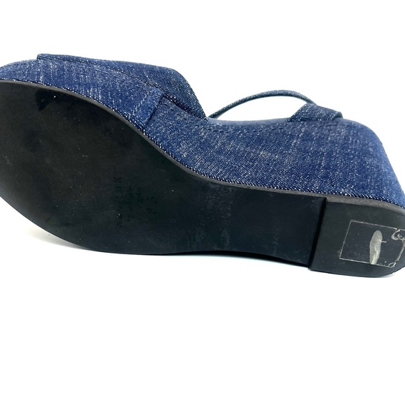 Newbark Women’s wedges blue - Picture 10 of 10